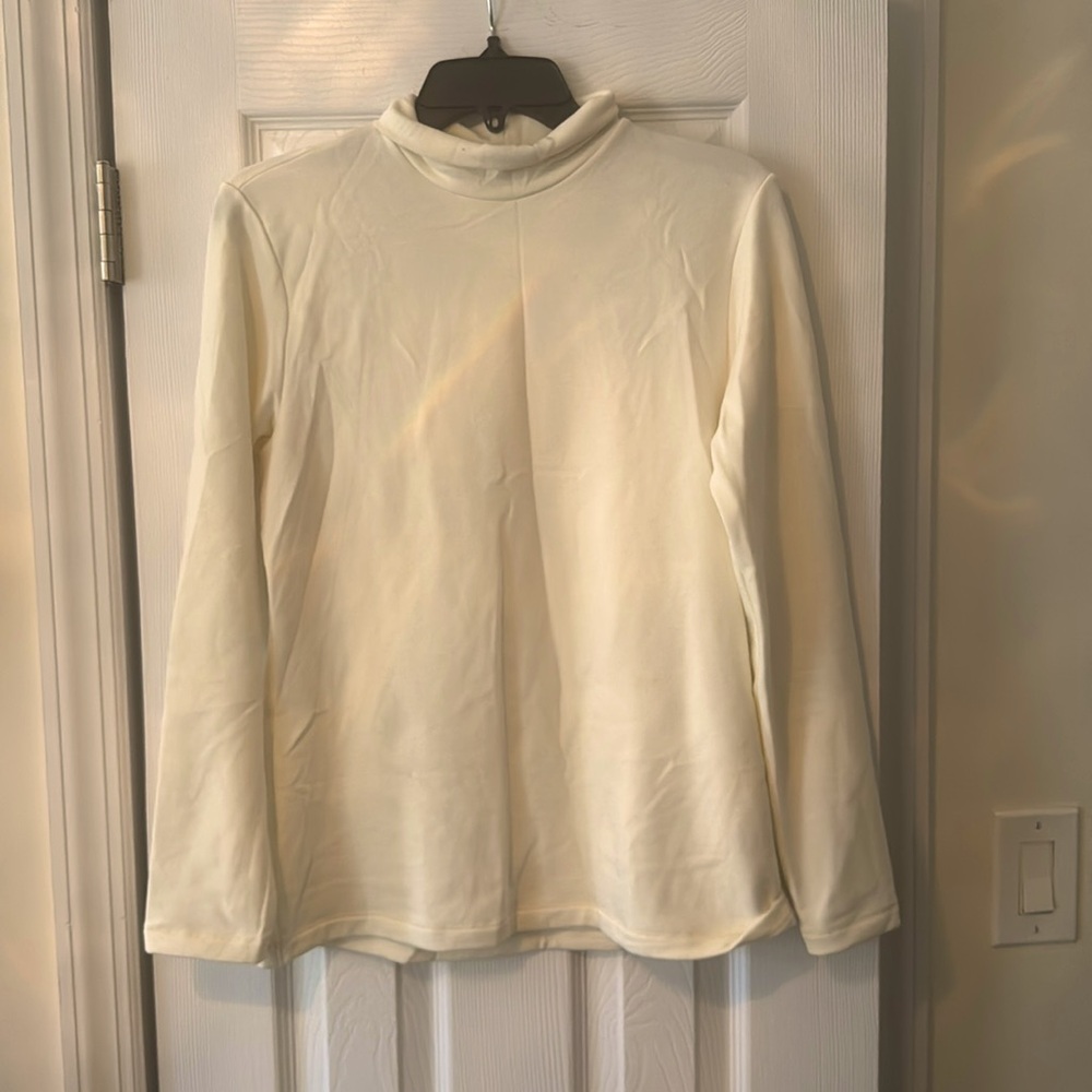 Uniqlo HEATTECH Ultra-Warm High Neck Long Sleeve XL Off-white